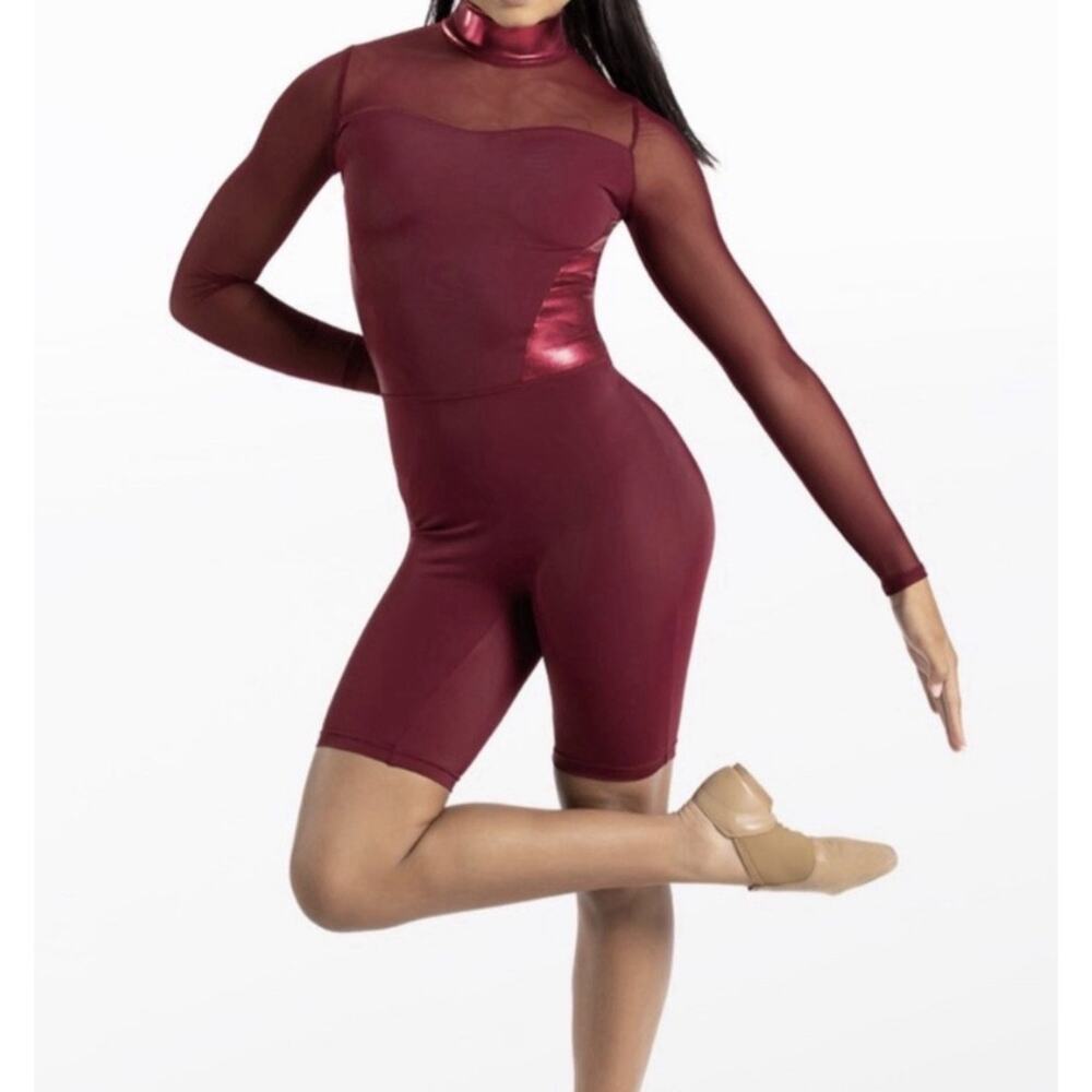 Womens WEISSMAN balera gymnastics dance ballet leotard small adult sa leotard